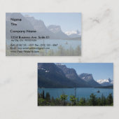 Bergen Maontana Glacier Parks Visitekaartje (Voorkant / Achterkant)
