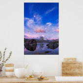Bergen | Matterhorn & Lake Stellisee Poster (Keuken)