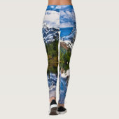 Bergen - meer - sneeuw - Natuur Leggings (Achterkant)