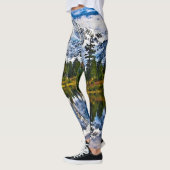 Bergen - meer - sneeuw - Natuur Leggings (Links)