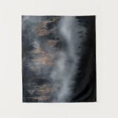 Bergen met mist door bronbos wandkleed (Voorkant)