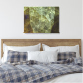 Bergen Modern Abstract Canvas Afdruk (Insitu (Slaapkamer))