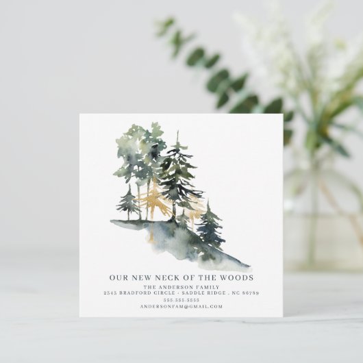 Bergen | Moderne mededeling over verplaatsingen Aankondiging (Staand voorkant)