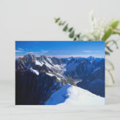 Bergen | Mont Blanc, Europese Alpen Bedankkaart (Staand voorkant)