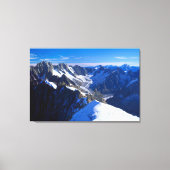 Bergen | Mont Blanc, Europese Alpen Canvas Afdruk (Voorkant)
