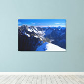 Bergen | Mont Blanc, Europese Alpen Canvas Afdruk (Insitu (Houten vloer))