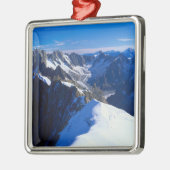 Bergen | Mont Blanc, Europese Alpen Metalen Ornament (Links)