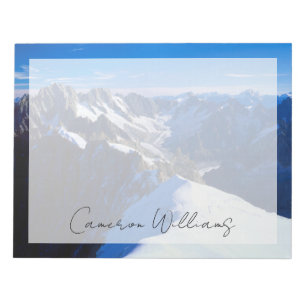 Bergen Mont Blanc, Europese Alpen Notitieblok