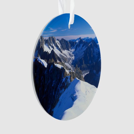 Bergen | Mont Blanc, Europese Alpen Ornament (voorkant)