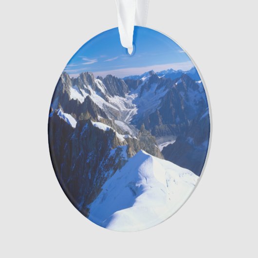 Bergen | Mont Blanc, Europese Alpen Ornament (voorkant)