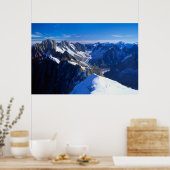 Bergen | Mont Blanc, Europese Alpen Poster (Keuken)