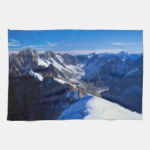 Bergen | Mont Blanc, Europese Alpen Theedoek (Horizontaal)