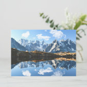 Bergen | Mont Blanc Massif, Frankrijk Bedankkaart (Staand voorkant)