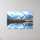 Bergen | Mont Blanc Massif, Frankrijk Canvas Afdruk (Voorkant)