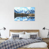 Bergen | Mont Blanc Massif, Frankrijk Canvas Afdruk (Insitu (Slaapkamer))