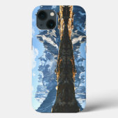 Bergen | Mont Blanc Massif, Frankrijk Case-Mate iPhone Case (Achterkant)