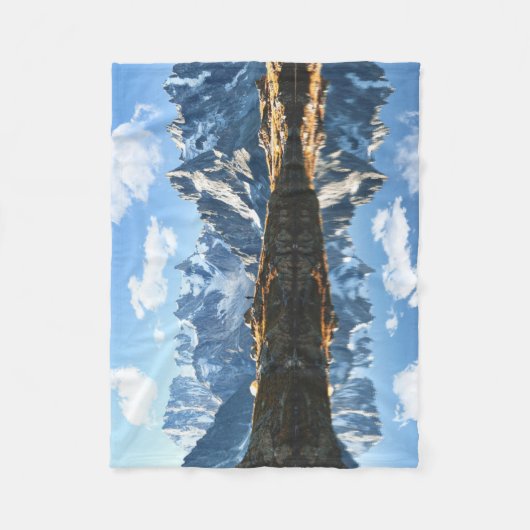 Bergen | Mont Blanc Massif, Frankrijk Fleece Deken (Voorkant)
