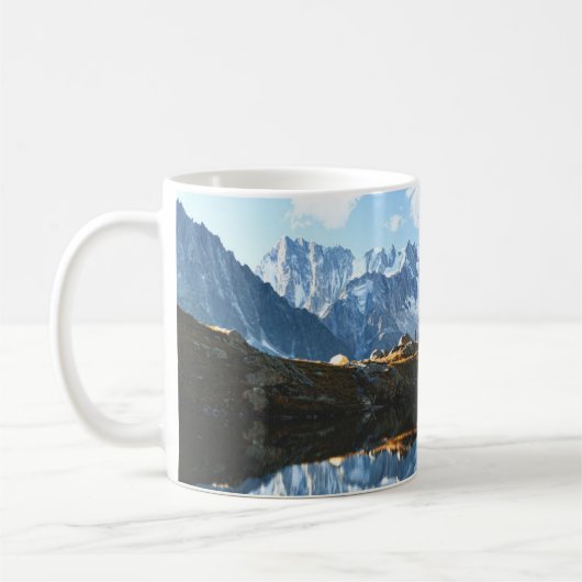 Bergen | Mont Blanc Massif, Frankrijk Koffiemok (Links)