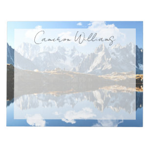 Bergen Mont Blanc Massif, Frankrijk Notitieblok