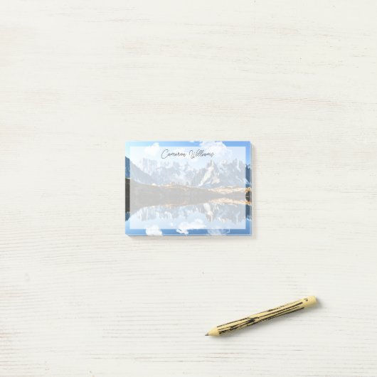 Bergen | Mont Blanc Massif, Frankrijk Post-it® Notes (Op bureau)