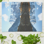 Bergen | Mont Blanc Massif, Frankrijk Theedoek (Gevouwen)