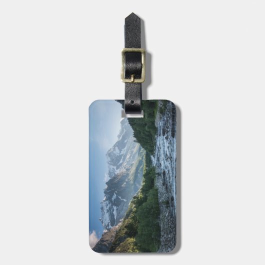 Bergen | Mont Blanc Massif, Italië Bagagelabel (Voorkant verticaal)