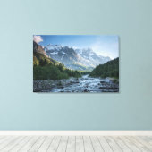 Bergen | Mont Blanc Massif, Italië Canvas Afdruk (Insitu (Houten vloer))