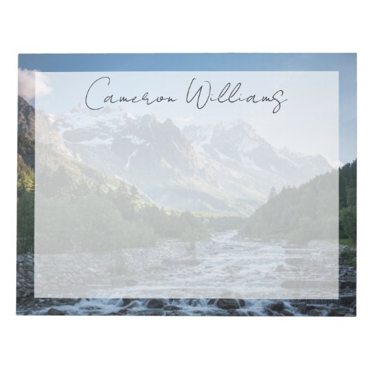 Bergen | Mont Blanc Massif, Italië Notitieblok (Voorkant)