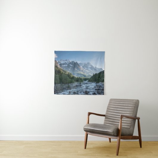 Bergen | Mont Blanc Massif, Italië Wandkleed (In Situ (horizontaal))