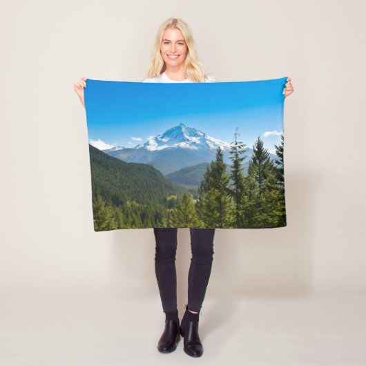 Bergen | Mt. Hood Oregon Fleece Deken (In situ)