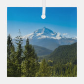 Bergen | Mt. Hood Oregon Glas Ornament (Achterkant)