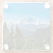 Bergen | Mt. Hood Oregon Glazen Onderzetter (Achterkant)