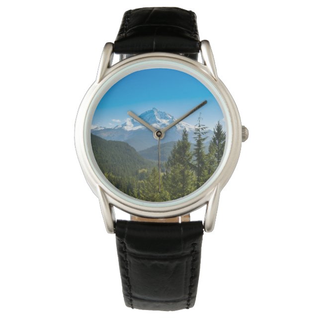 Bergen | Mt. Hood Oregon Horloge (Voorkant)