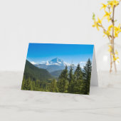 Bergen | Mt. Hood Oregon Kaart (Gele Bloem)