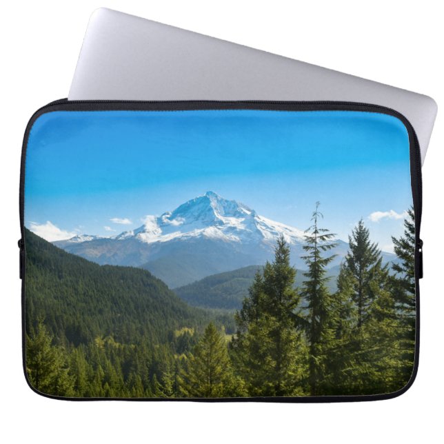 Bergen | Mt. Hood Oregon Laptop Sleeve (Voorkant)