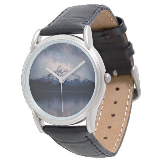 Bergen | Mt. Hood Portland, Oregon Horloge (Gekanteld)