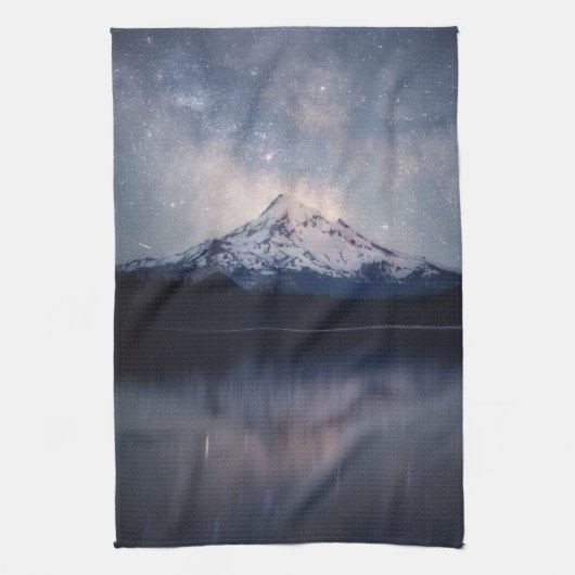 Bergen | Mt. Hood Portland, Oregon Theedoek (Verticaal)