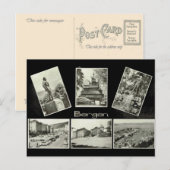 Bergen,  multiview briefkaart (Voorkant / Achterkant)