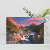 Bergen | Nationaal park Glacier, Montana Bedankkaart (Staand voorkant)