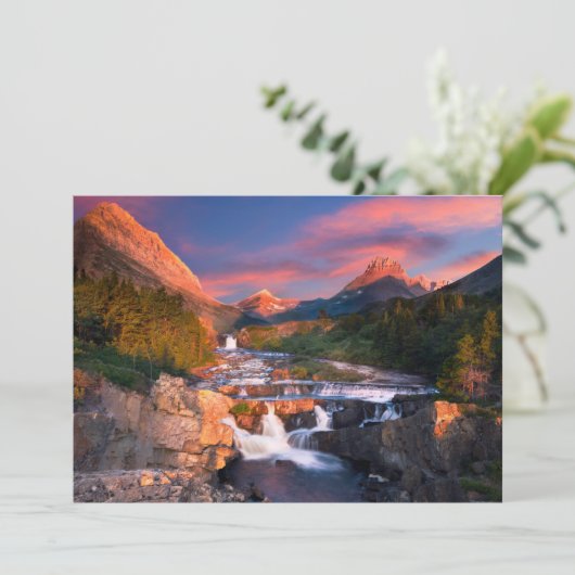 Bergen | Nationaal park Glacier, Montana Bedankkaart (Staand voorkant)