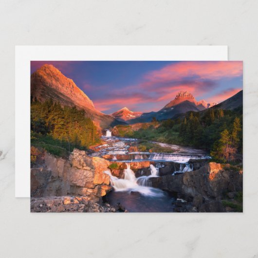 Bergen | Nationaal park Glacier, Montana Bedankkaart (Voorkant / Achterkant)