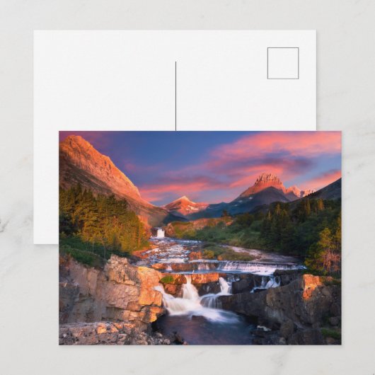 Bergen | Nationaal park Glacier, Montana Briefkaart (Voorkant / Achterkant)
