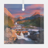 Bergen | Nationaal park Glacier, Montana Glas Ornament (Voorkant)