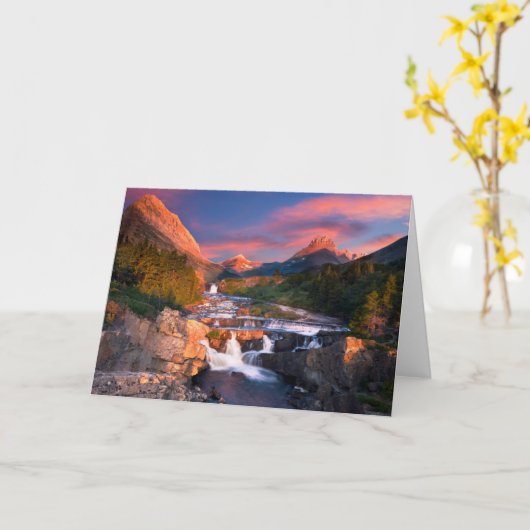 Bergen | Nationaal park Glacier, Montana Kaart (Gele Bloem)