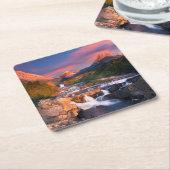 Bergen | Nationaal park Glacier, Montana Kartonnen Onderzetters (Schuin)