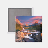 Bergen | Nationaal park Glacier, Montana Magneet (Voorkant / Achterkant)