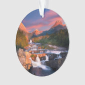 Bergen | Nationaal park Glacier, Montana Ornament (voorkant)