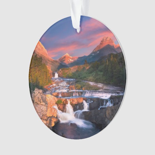 Bergen | Nationaal park Glacier, Montana Ornament (voorkant)