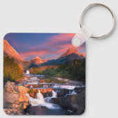 Bergen | Nationaal park Glacier, Montana Sleutelhanger (Achterkant)