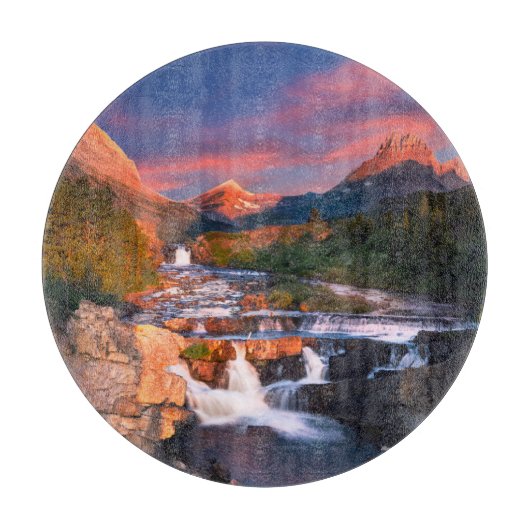 Bergen | Nationaal park Glacier, Montana Snijplank (Voorkant)